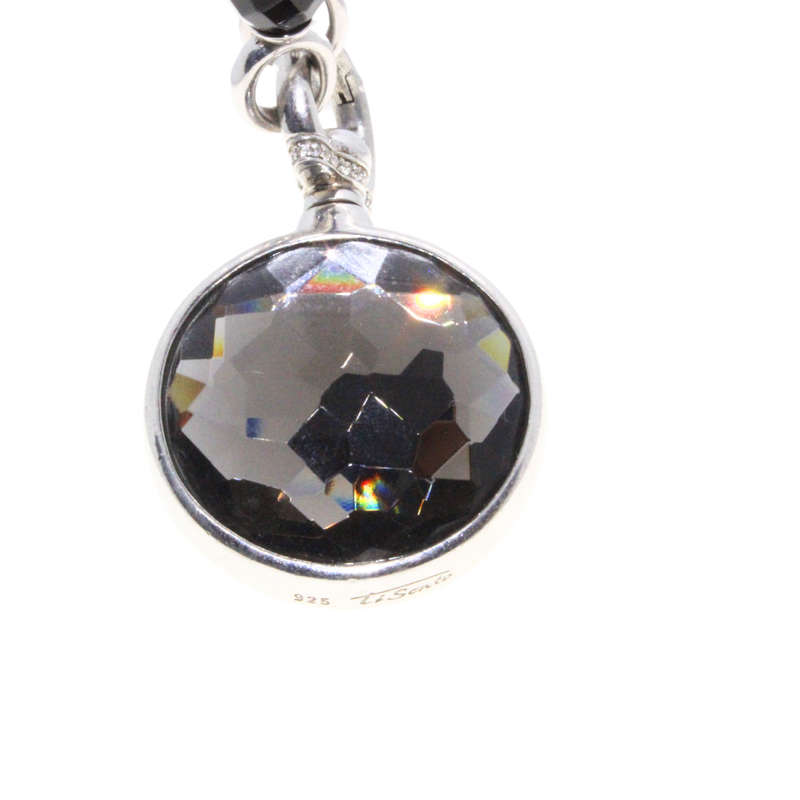 Necklace - 925 Silver Ti Sento Milano Black Onyx Gemstones. Ti Sento Pendant - ML3052