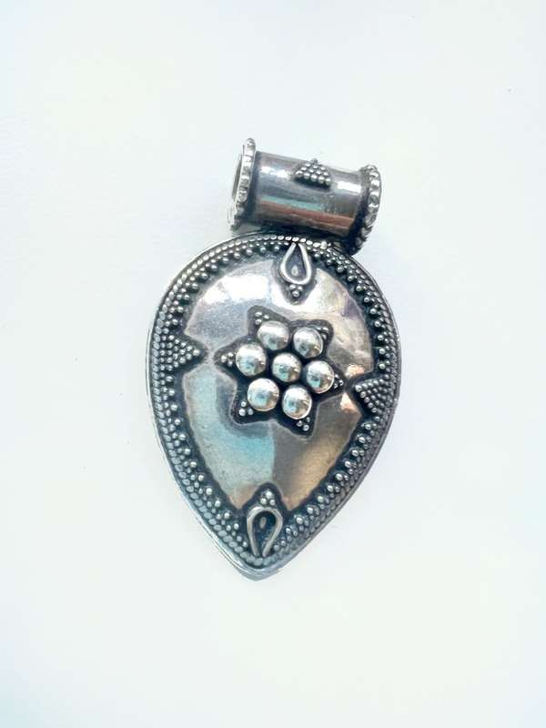Pendant - 925 Silver Flower Filigree Pendant ML2005