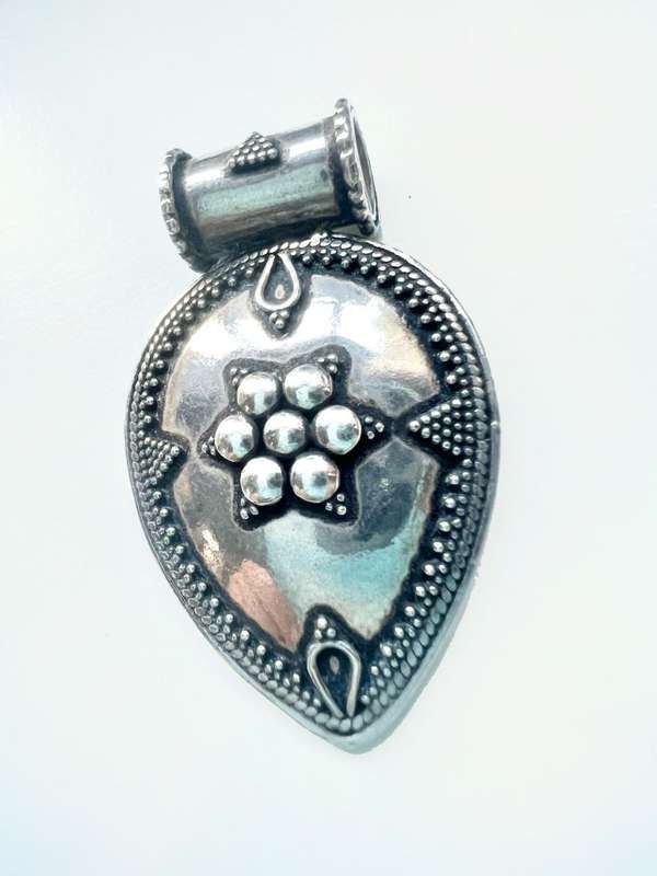Pendant - 925 Silver Flower Filigree Pendant ML2005