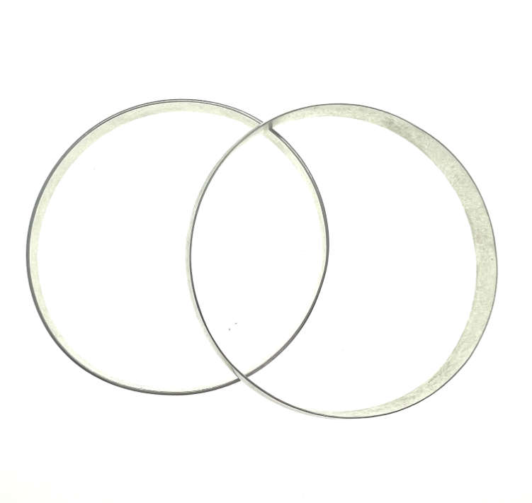 Bangle - Vintage wide Silver 925 Bangles x 2 - ML2061