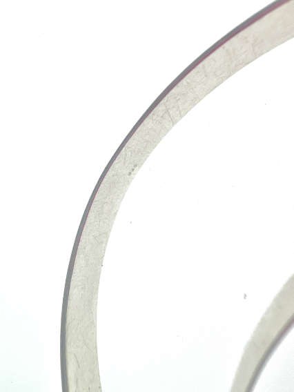 Bangle - Vintage wide Silver 925 Bangles x 2 - ML2061