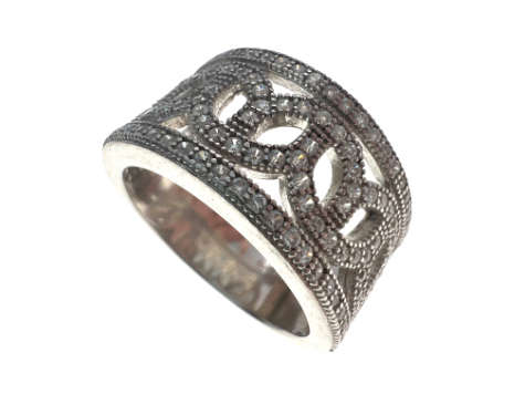 Ring - Vintage 925 Silver Parve Band - ML2069