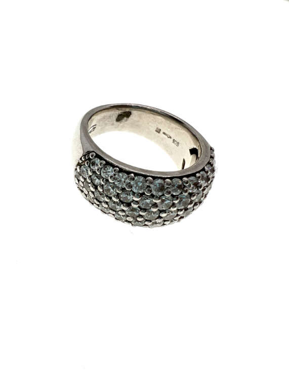 Ring - 925 Silver with Diamantes, Stamped Ti Sento - ML2100