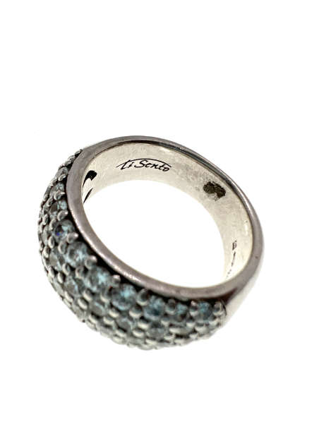 Ring - 925 Silver with Diamantes, Stamped Ti Sento - ML2100