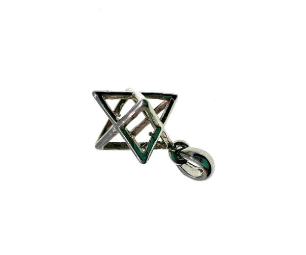Pendant - Silver Tone Star Pendant with Small Tubular Hook - ML2144