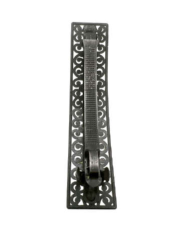 Hair Clip - Vintage Dark Metal Tone Hair Clip with Filigree Design and 20 Diamante Stones - ML2178