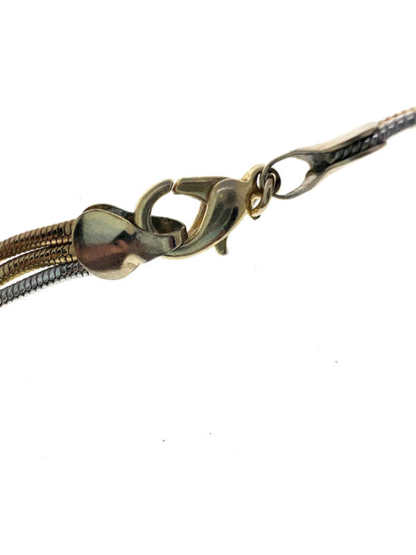 Bracelet - 3 strands -  2 Gold Tone,  One Silver Tone - ML2209