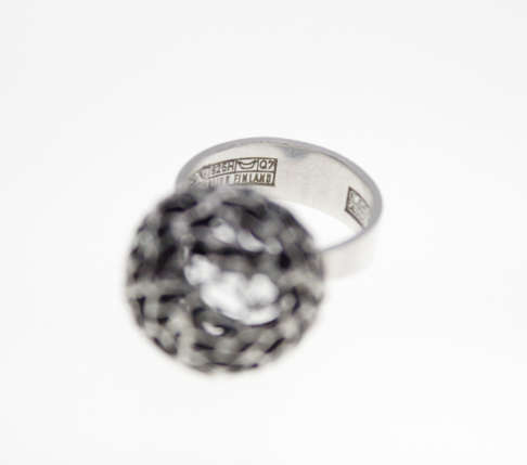 Ring - Vintage 925 Silver Erik Granit Ring, Stamped E.Granit, Made in Finland, 925H,Q7 - ML2289
