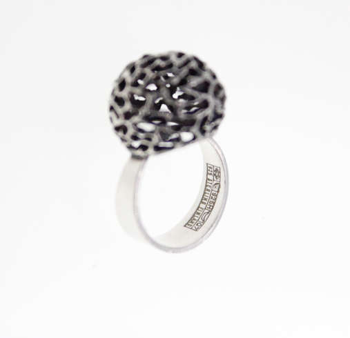 Ring - Vintage 925 Silver Erik Granit Ring, Stamped E.Granit, Made in Finland, 925H,Q7 - ML2289