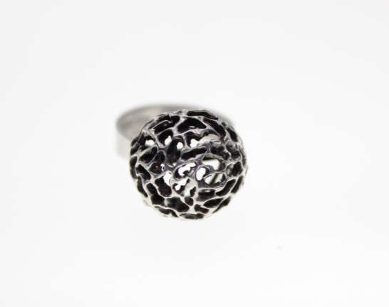 Ring - Vintage 925 Silver Erik Granit Ring, Stamped E.Granit, Made in Finland, 925H,Q7 - ML2289