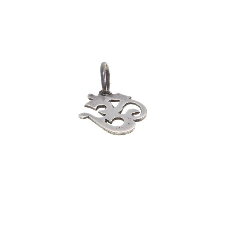 Pendant - Vintage 925 Silver Om. Ancient Mantra representing the Power of Being Infinite. - ML3116