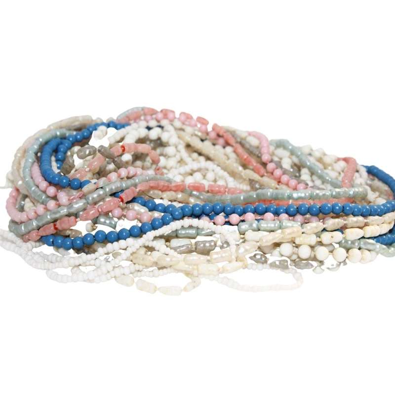 Necklace - Assorted Seed Pearl and Plastic Bead Necklaces - ML3210