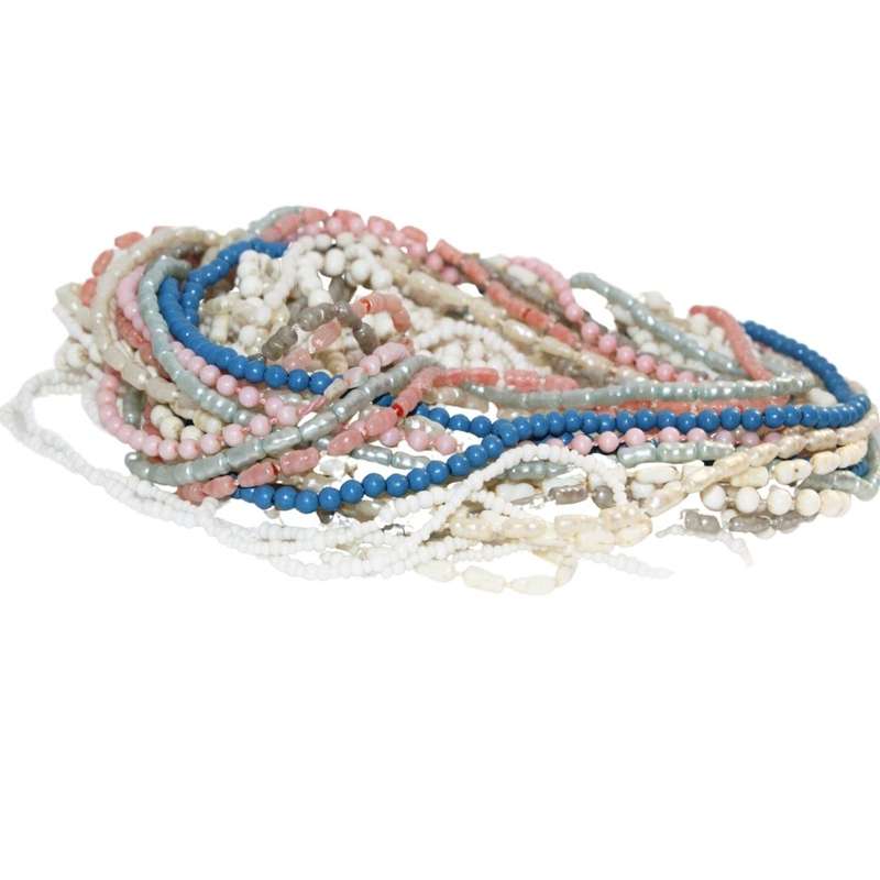 Necklace - Assorted Seed Pearl and Plastic Bead Necklaces - ML3210