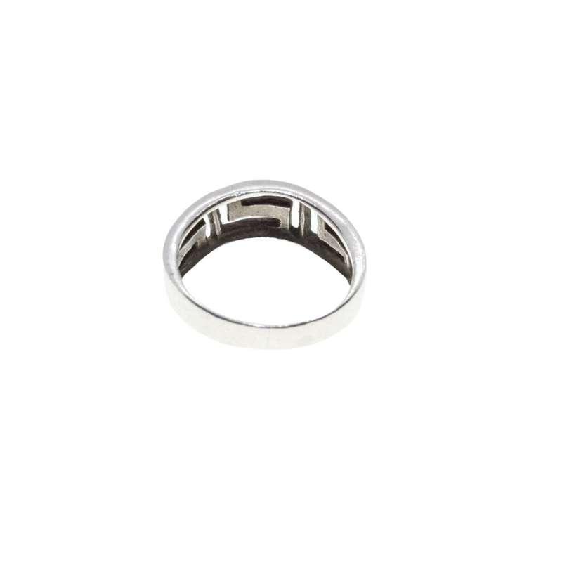Ring - 925 Silver band ring . Cut Out Design. - ML3241