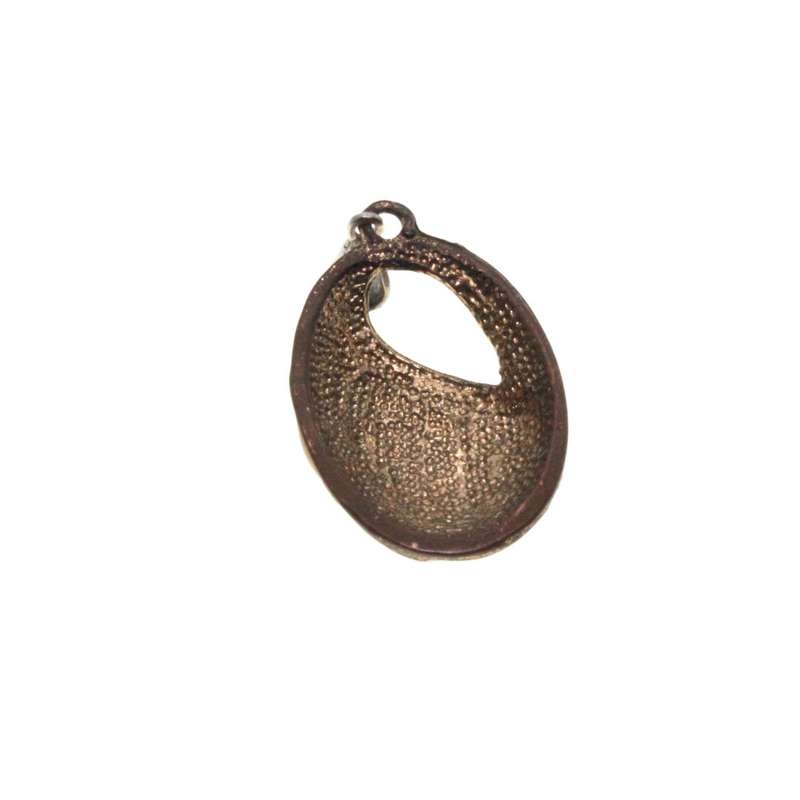 Pendant - Gold Tone Pendant with Enamel and Diamantes. Strip of gold tone - ML3330