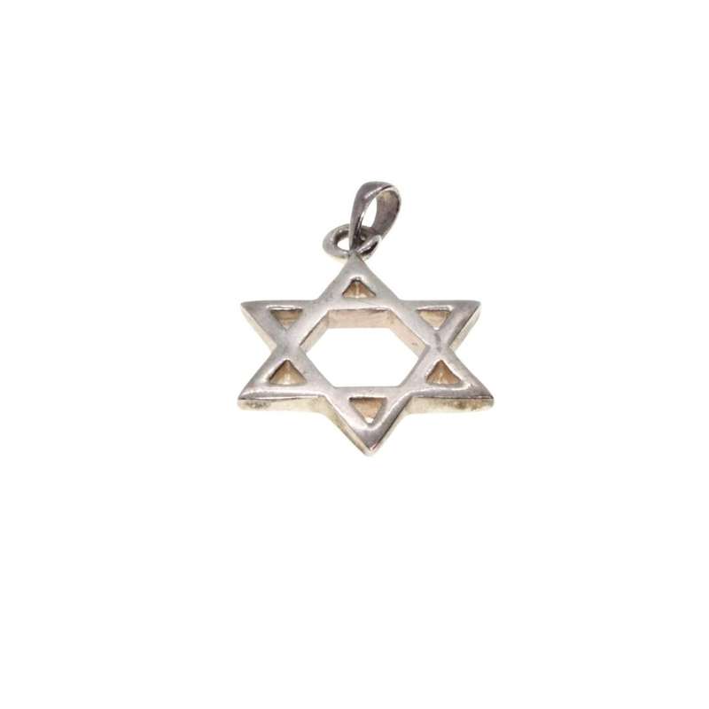 Pendant - 925 Silver Magen David Pendant - ML3344
