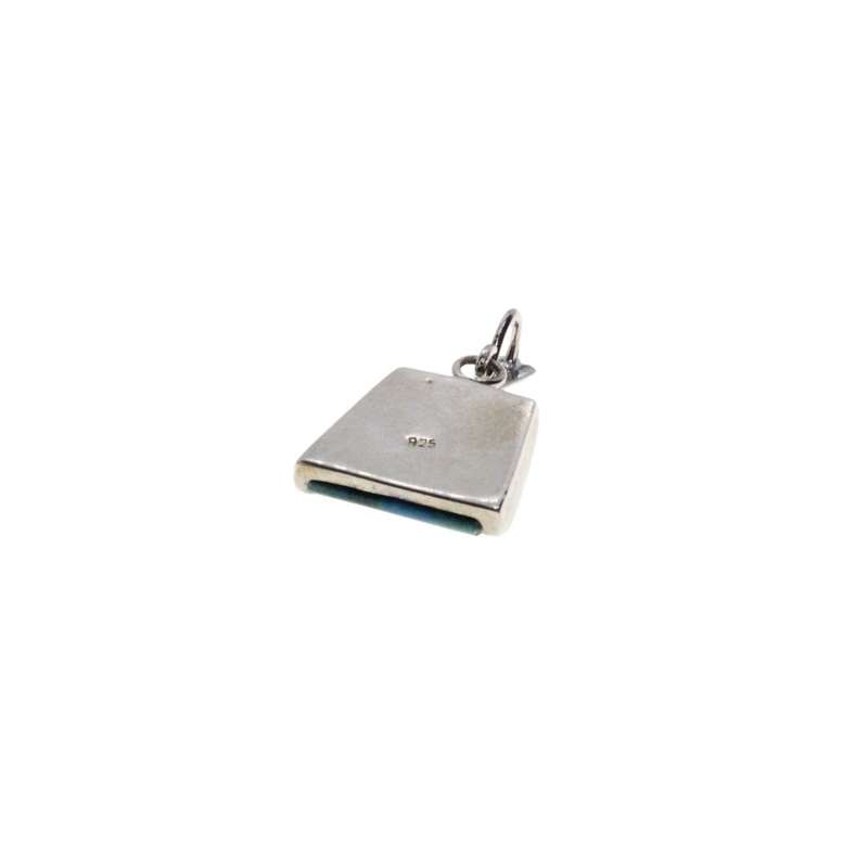 Pendant - 925 Silver Vintage Malachite Pendant - ML3348