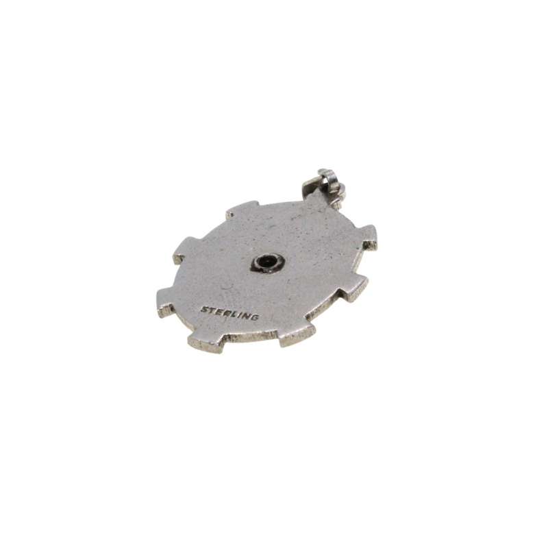 Pendant - Sterling Silver Vintage Star of David on Mother of Pearl. Sterling Silver Frame - ML3352