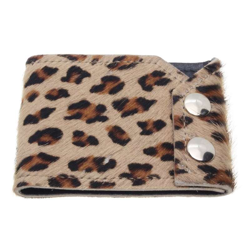 Bangle - 100% Leather Bangle. Leopard Print. Faux Furr. Made in Italy. Sisley Branded - ML3366