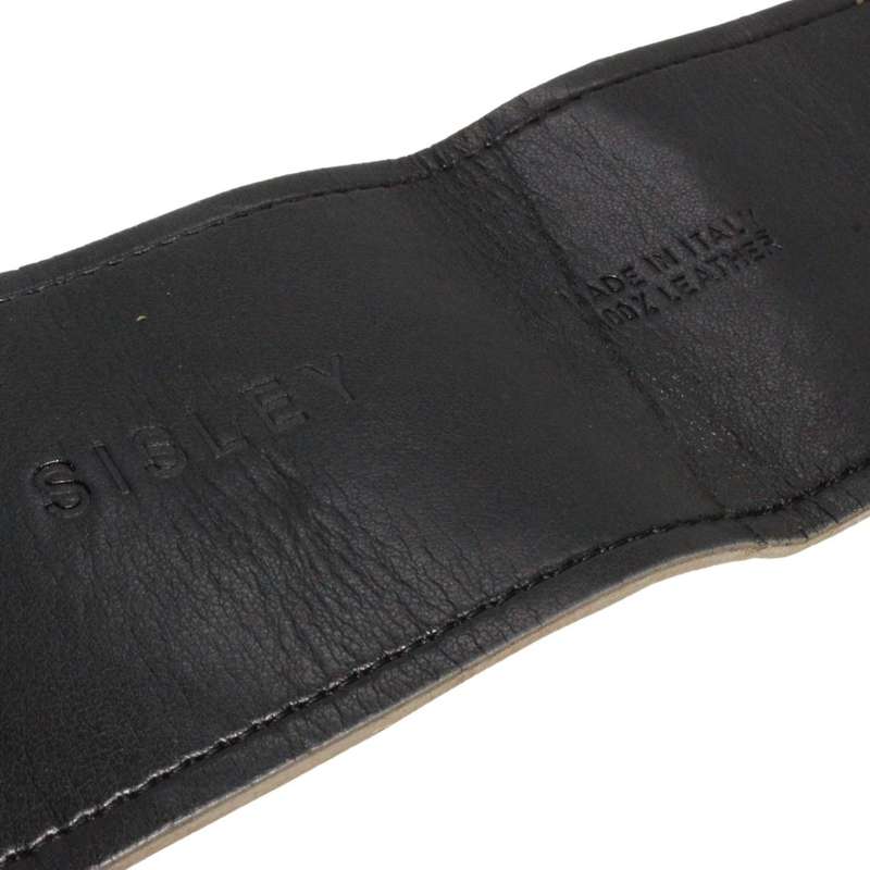Bangle - 100% Leather Bangle. Leopard Print. Faux Furr. Made in Italy. Sisley Branded - ML3366