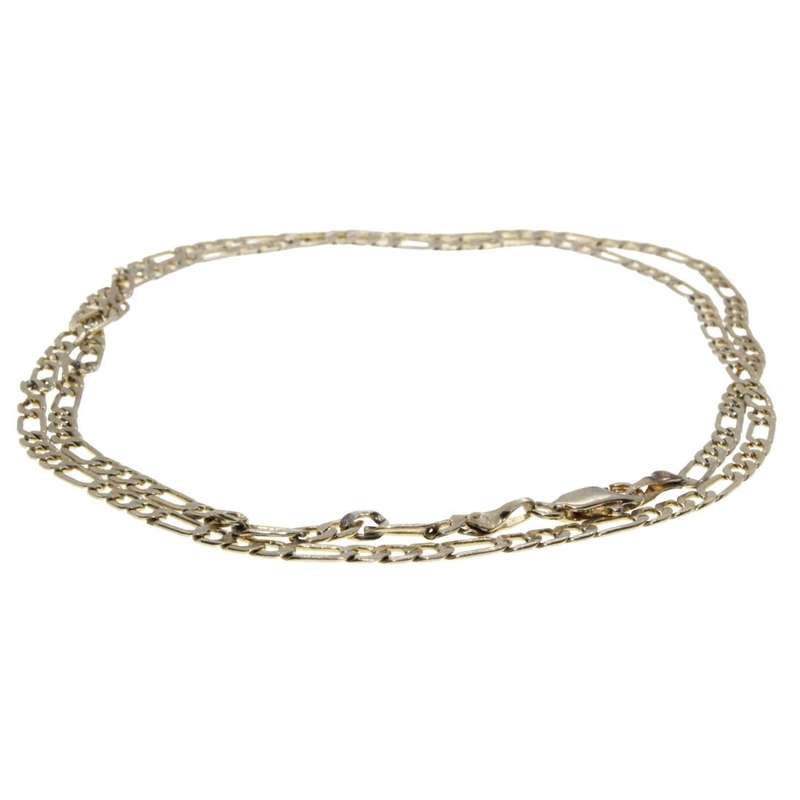 Chain - Gold Tone Dainty Figaro Chain - ML3423