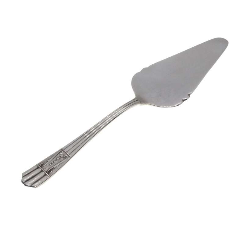 Cake Forks - Vintage EPNS Forks x 6. Pastry Lifter. Made in England. Original box (worn) - ML3425