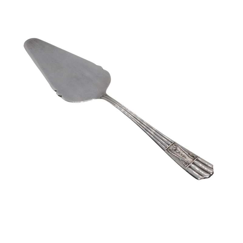 Cake Forks - Vintage EPNS Forks x 6. Pastry Lifter. Made in England. Original box (worn) - ML3426