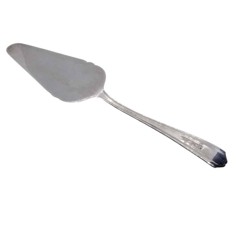 Cake Forks - Vintage EPNS Forks x 6. Pastry Lifter. Made in England. Original box (worn) - ML3426