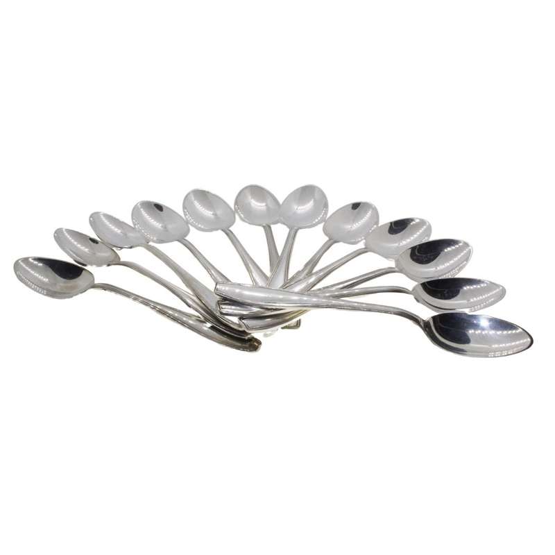 Coffee Spoons - Vintage 12 x EPNS coffee spoons in original Box - ML3428