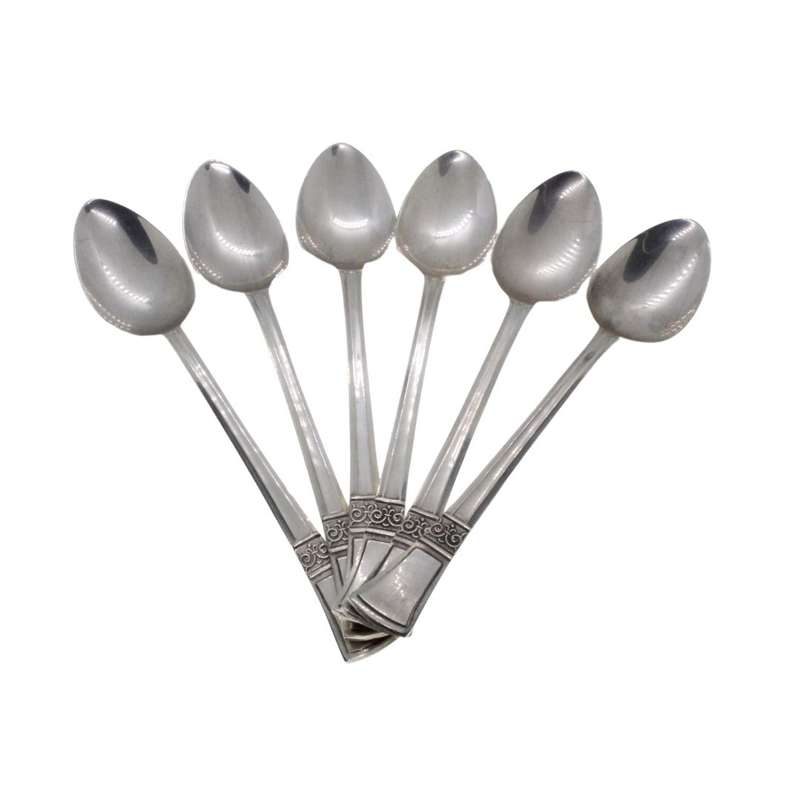 Spoons -Angora Silver Plated  6 Coffee 6 Cake Forks. Made in England. In original Box - ML3429
