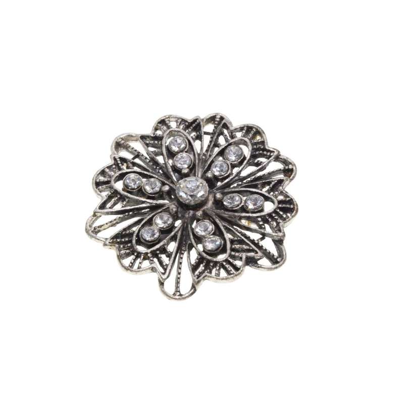 Brooches - Assorted colours, sizes, shapes, beads. Fun Fashion Party Brooches x 10 - ML3438