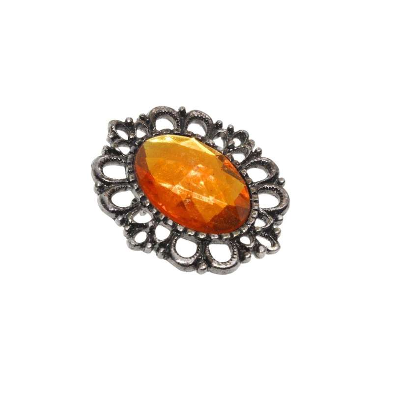 Brooches - Assorted colours, sizes, shapes, beads. Fun Fashion Party Brooches x 10 - ML3438