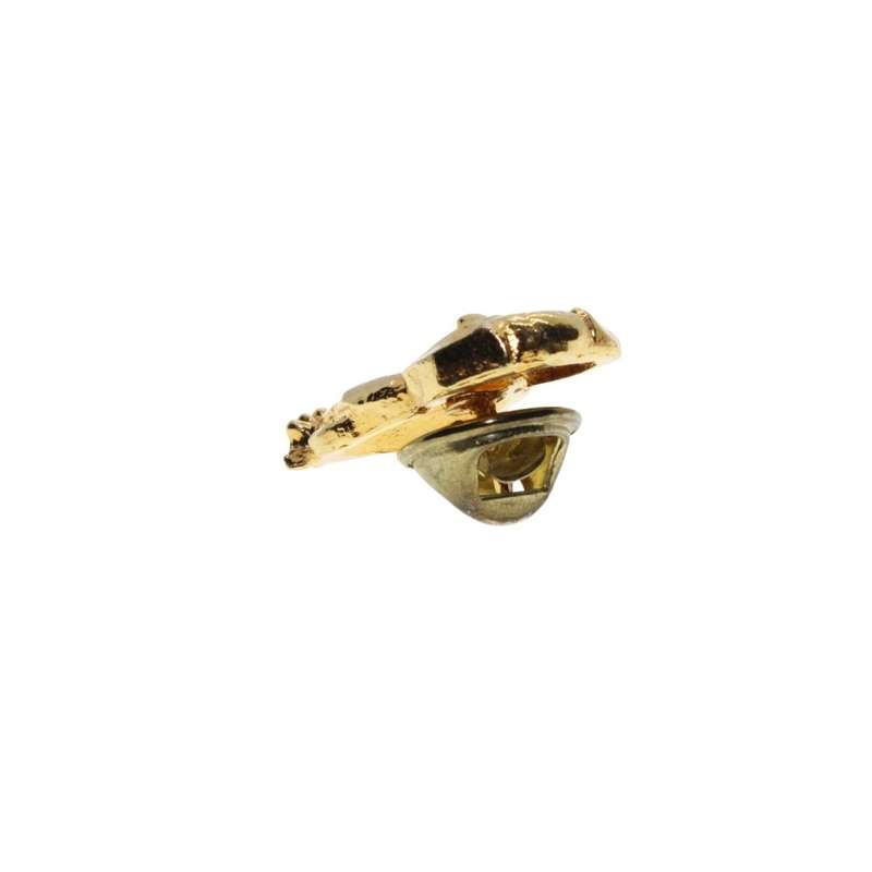 Lapel Pin - Gold Tone Dog Lapel Pin - ML3476