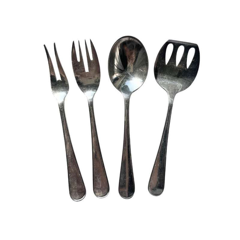 Ant & Coll  - Vintage 4 Piece Server Set hallmarked Silver Plated - ML3559