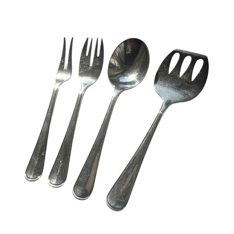 Ant & Coll  - Vintage 4 Piece Server Set hallmarked Silver Plated - ML3559