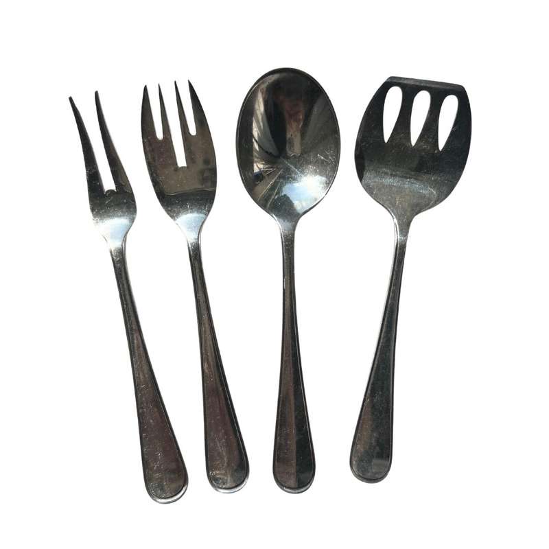 Ant & Coll  - Vintage 4 Piece Server Set hallmarked Silver Plated - ML3559