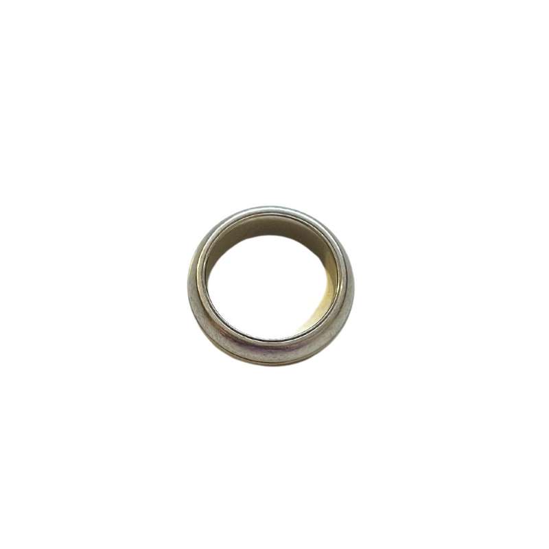 Ring -  Vintage Titanium mens ring with beveled lines - ML3601