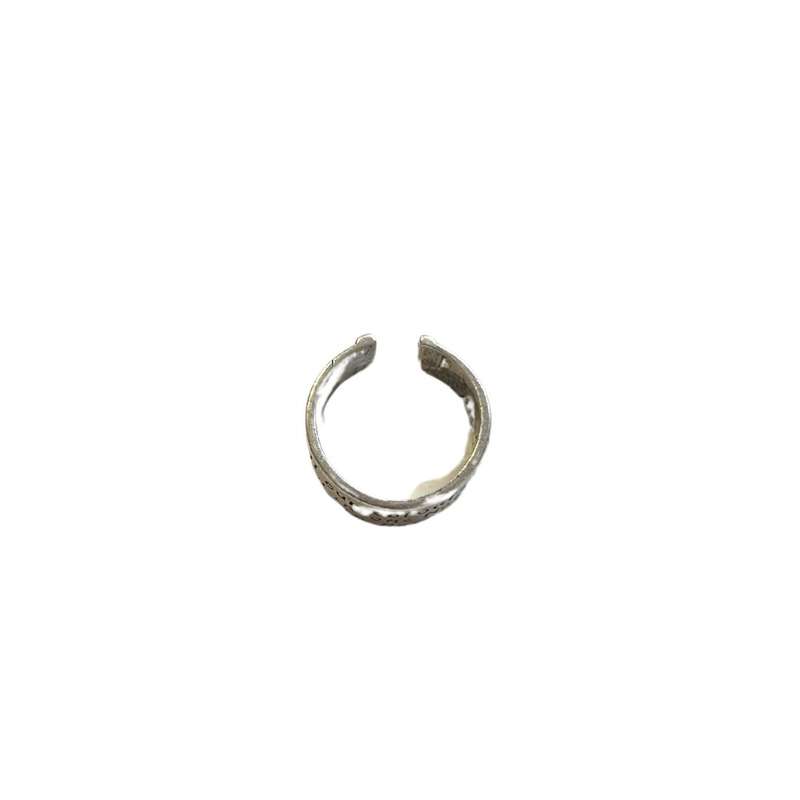 Ring - Silver tone Madiba inscribed ring - ML3604