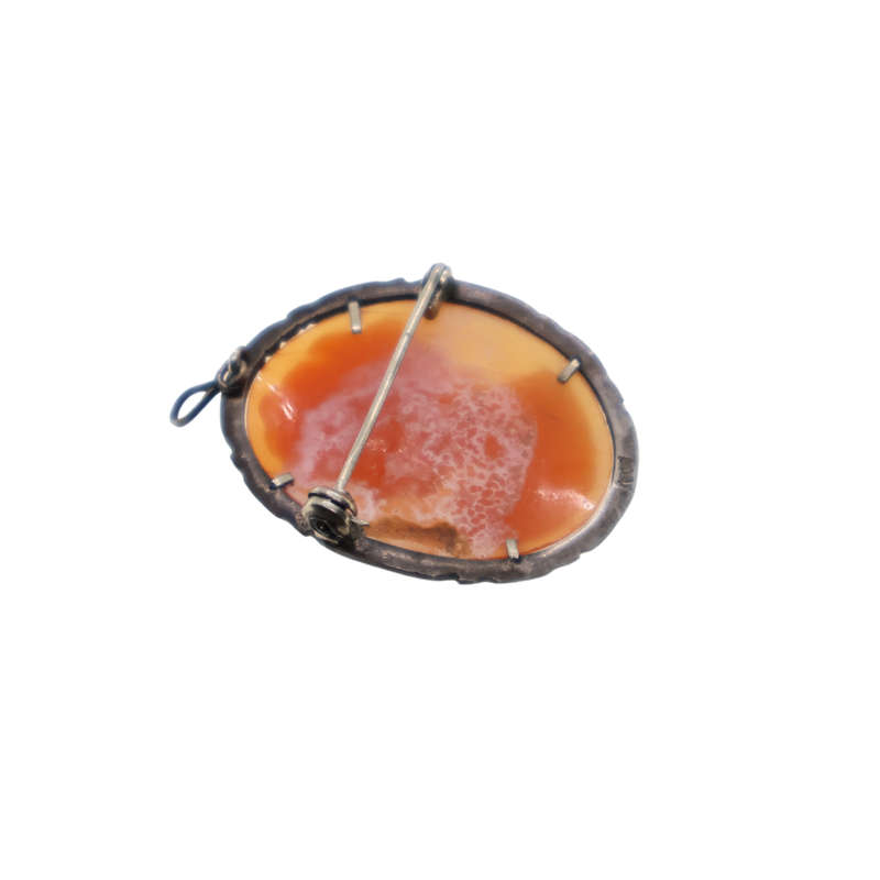 Brooch/Pendan - Filigree  carved Cameo - ML3678