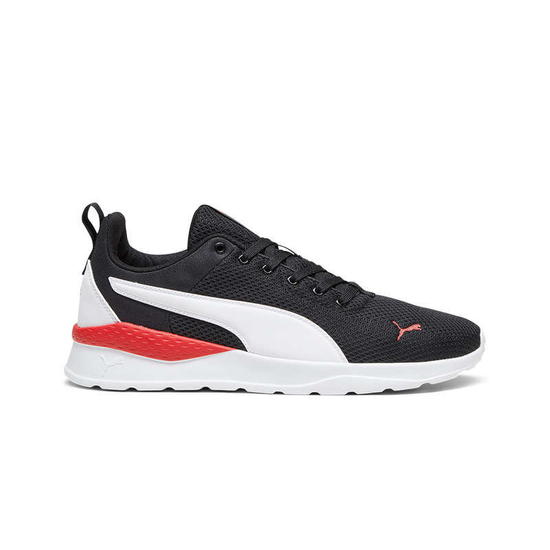 PUMA ANZARUN LITE BLK WHITE RED RUNNING SHOES