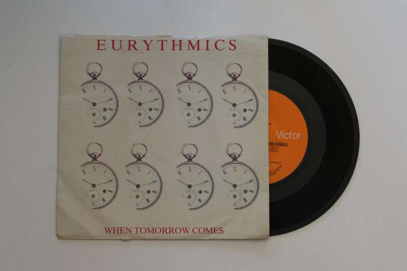 Eurythmics - When Tomorrow Comes (7")(VG+/G+)