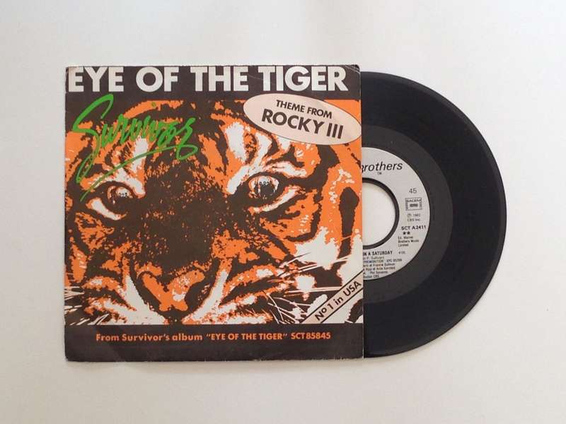 Survivor - Eye Of The Tiger (7") (VG+/VG)