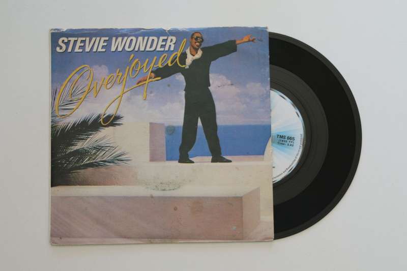 Stevie Wonder - Overjoyed (7") (VG+/G)