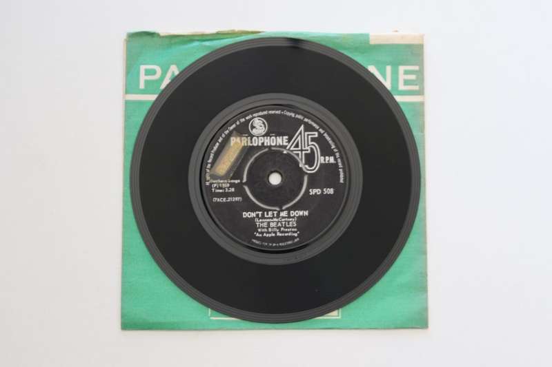 The Beatles - Don¿t Let Me Down (7") (G+/Gen)