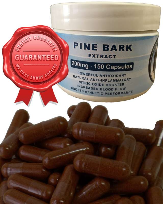 Pine Bark Extract (95% OPCs) 150 Capsules (200mg) - 0.30kg