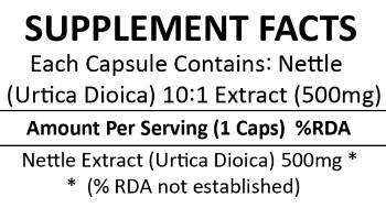 Stinging Nettle Extract 150 Capsules (500mg)