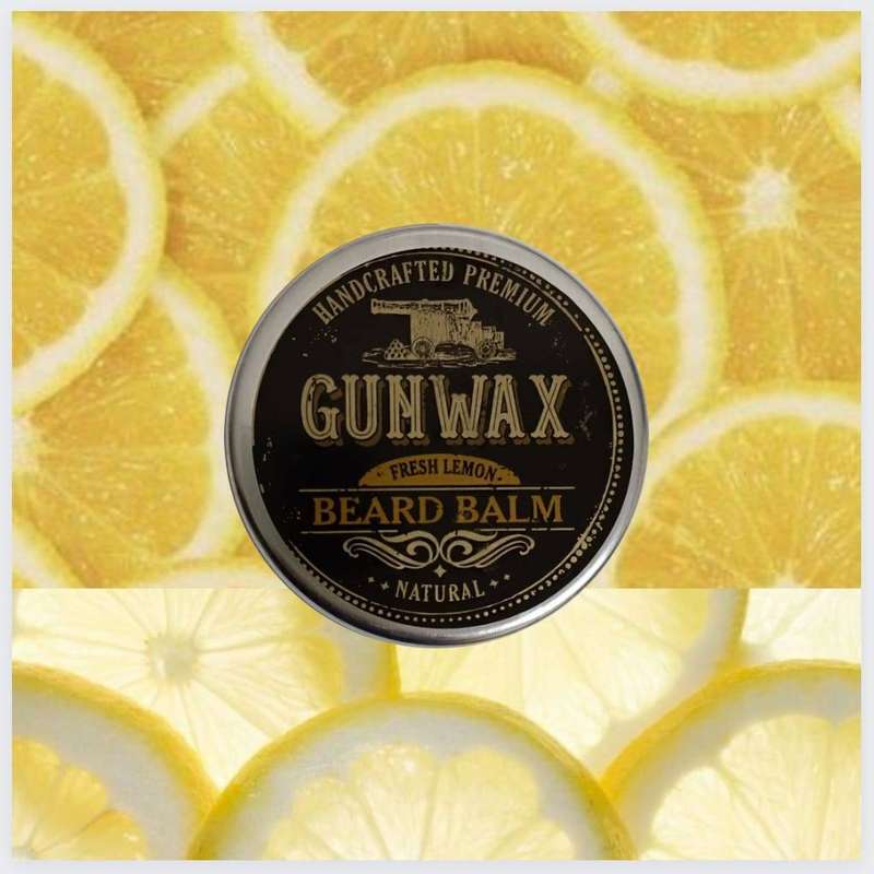 Gunwax Beard Balm. Fresh Lemon Grass (28g) Tin