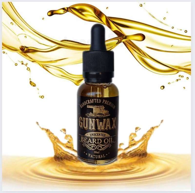 Gunwax Beard Oil. Natural Unscented 30ml