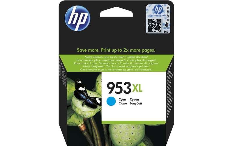 HP 953XL High Yield Cyan Original Ink Cartridge