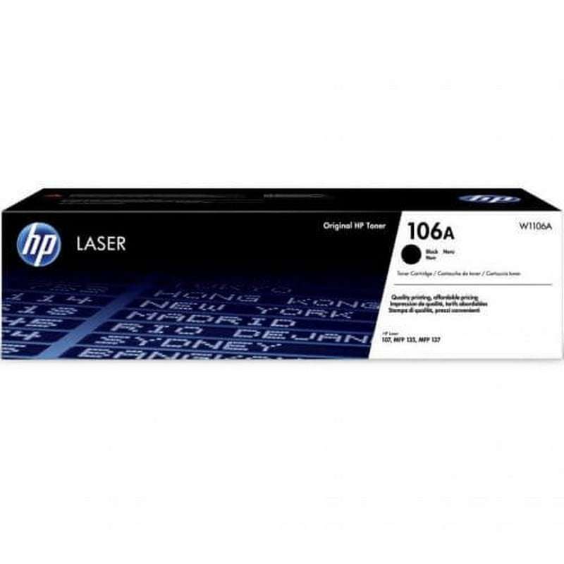HP 106A Black Original Laser Toner Cartridge